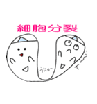 ゆきだるまとスイカ（個別スタンプ：9）