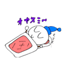 ゆきだるまとスイカ（個別スタンプ：33）