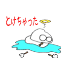 ゆきだるまとスイカ（個別スタンプ：36）