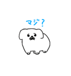 ふわふわのペキニーズ（個別スタンプ：3）