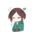 いたって普通のおんなのこ（個別スタンプ：3）