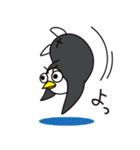 腹筋ペンギン 1歩目（個別スタンプ：27）
