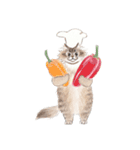 料理をしたい猫-David（個別スタンプ：19）