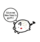 ユコちゃん新春スタンプ2019 (英語版)（個別スタンプ：4）