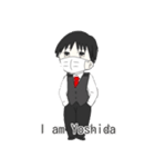 吉田先生。（個別スタンプ：1）