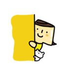プリンちゃんとくまこ その1（個別スタンプ：19）