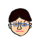 メガネマン スタンプ（個別スタンプ：4）