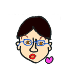 メガネマン スタンプ（個別スタンプ：5）