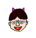 メガネマン スタンプ（個別スタンプ：6）