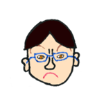 メガネマン スタンプ（個別スタンプ：7）
