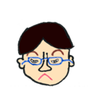 メガネマン スタンプ（個別スタンプ：8）