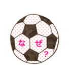 サッカーボールで気持ちを伝える（個別スタンプ：6）