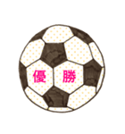 サッカーボールで気持ちを伝える（個別スタンプ：22）