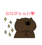全世界のウォンバットのためのスタンプ（個別スタンプ：11）