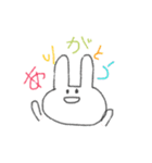 ふわふわ手書きうさぎさん（個別スタンプ：14）