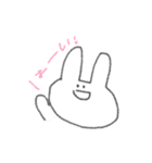 ふわふわ手書きうさぎさん（個別スタンプ：15）
