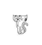 ジャッカス猫のジャーク絵文字（個別スタンプ：8）