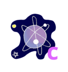 宇宙 x くみちゃ（個別スタンプ：4）