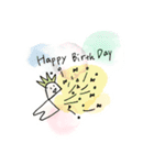 小さい水彩だいこんスタンプ（個別スタンプ：40）