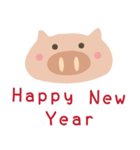 子豚 - 新年おめでとう（個別スタンプ：8）