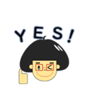昭和眼鏡女子の日常（個別スタンプ：21）