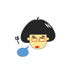 昭和眼鏡女子の日常（個別スタンプ：40）