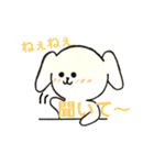 まぁるい犬とウサギのほのぼの日常生活（個別スタンプ：17）