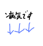 下手字スタンプ（個別スタンプ：7）