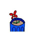 ゴミ箱に入ったひと（個別スタンプ：32）