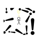 棒人間のつぶやき（個別スタンプ：13）