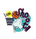 白うさ バスケ部（個別スタンプ：5）