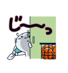 白うさ バスケ部（個別スタンプ：16）