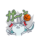 白うさ バスケ部（個別スタンプ：17）