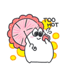 カラフルホワイトくん（個別スタンプ：6）