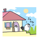 カラフルホワイトくん（個別スタンプ：9）