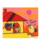 カラフルホワイトくん（個別スタンプ：10）