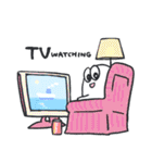 カラフルホワイトくん（個別スタンプ：14）