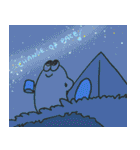 カラフルホワイトくん（個別スタンプ：15）