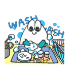 カラフルホワイトくん（個別スタンプ：19）