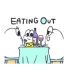 カラフルホワイトくん（個別スタンプ：39）