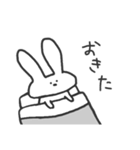 まがお うさぎ（個別スタンプ：5）