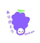 ぶどうなかあさん（個別スタンプ：3）