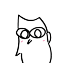白ネコのへらい（heraifu）（個別スタンプ：11）