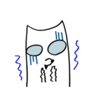 白ネコのへらい（heraifu）（個別スタンプ：12）