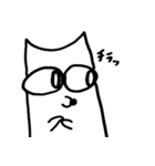 白ネコのへらい（heraifu）（個別スタンプ：14）