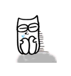 白ネコのへらい（heraifu）（個別スタンプ：29）