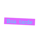 Português♡ポルトガル語♡Portuguese（個別スタンプ：6）