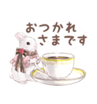 リアカワうさぎ（個別スタンプ：6）