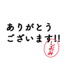 「しおみ」はんこde敬語丁寧語（個別スタンプ：8）