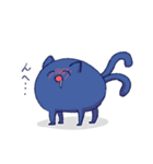 照れ屋な猫さん（個別スタンプ：1）